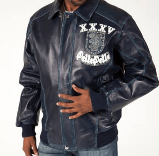 Pelle-Pelle-Born-to-Rebel-Navy-Blue-Jacket