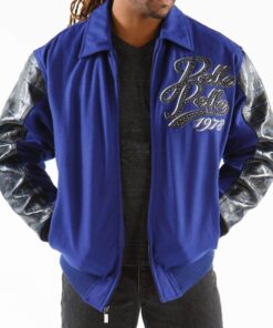 Pelle-Pelle-Exotic-Blue-1978-Wool-Leather-Jacket-2