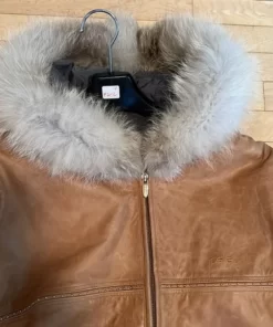 Pelle Pelle Fox Fur Leather Jacket.