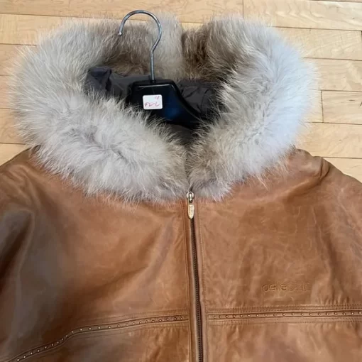 Pelle Pelle Fox Fur Leather Jacket.