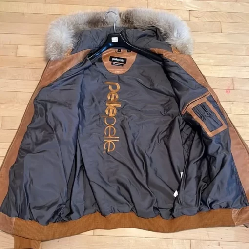 Pelle Pelle Fox Fur Tan Jacket