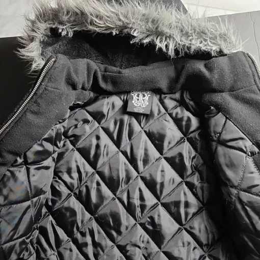 Pelle Pelle Grey Hooded Jacket