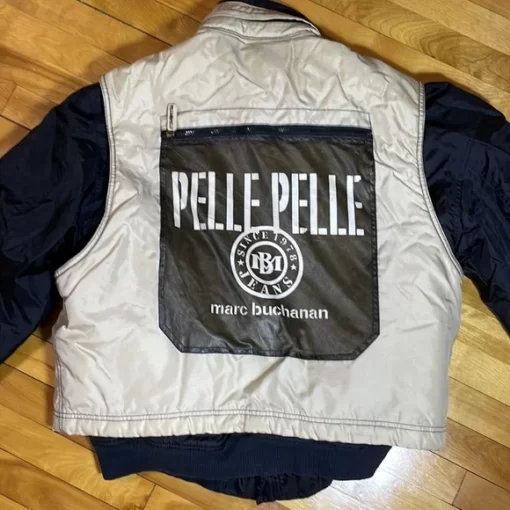 Pelle Pelle Marc Buchanan Silver Vest Jacket