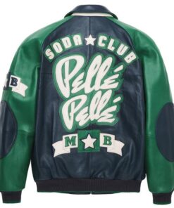 Pelle-Pelle-Mens-Classic-Soda-Club-Plush-Green-Jacket