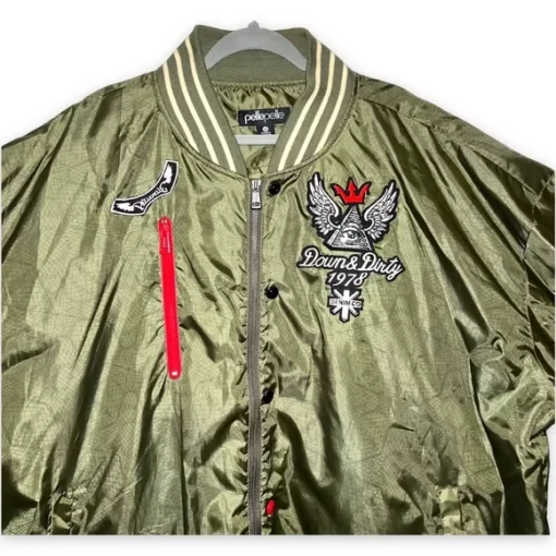 Pelle Pelle Mens Down And Dirty 1978 Bomber Jacket.