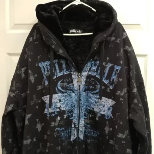 Pelle-Pelle-Mens-Printed-Black-Hoodie-595x595