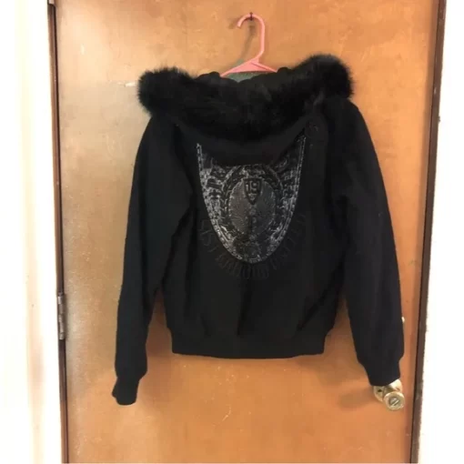 Pelle Pelle Strength And Beauty Sisterhood United Black Hood Jacket.