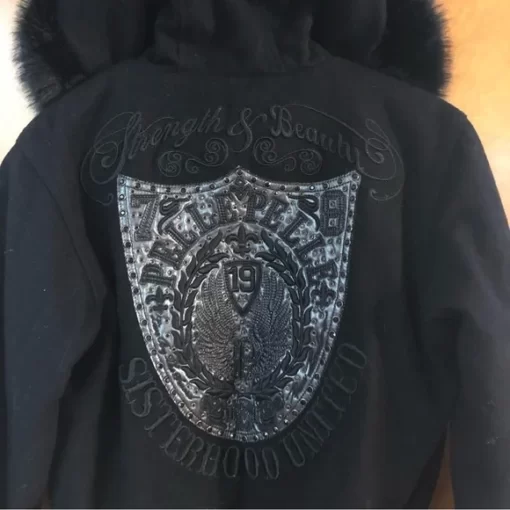 Pelle Pelle Strength And Beauty Sisterhood United Black Jacket