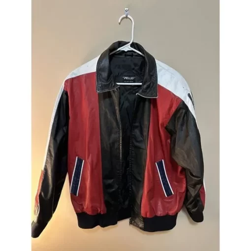 Pelle Pelle Usa Vintage 80s Leather Bomber Jacket.