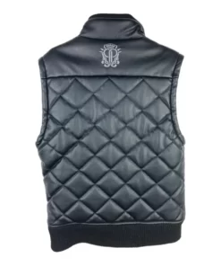 Pelle Pelle Vegan Leather Black Vest.