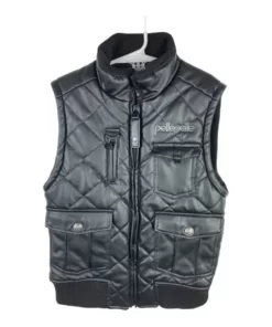 Pelle Pelle Vegan Leather Black Vest