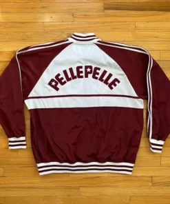 Pelle Pelle Vintage Brown Varsity Jacket.