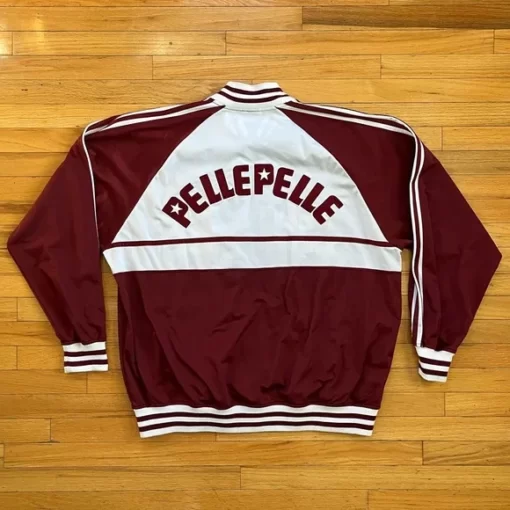 Pelle Pelle Vintage Brown Varsity Jacket.