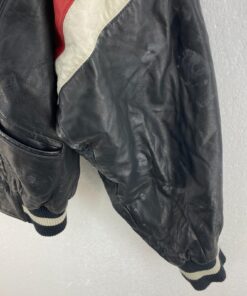 Pelle Pelle Vintage Marc Buchanan Black Full Zip Jacket.