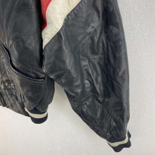 Pelle Pelle Vintage Marc Buchanan Black Full Zip Jacket.