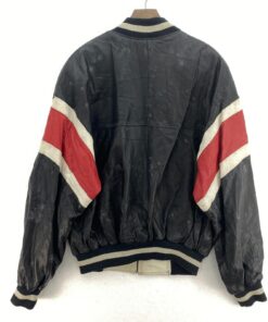 Pelle Pelle Vintage Marc Buchanan Black Full Zip Leather Jacket.