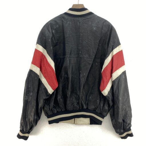 Pelle Pelle Vintage Marc Buchanan Black Full Zip Leather Jacket.