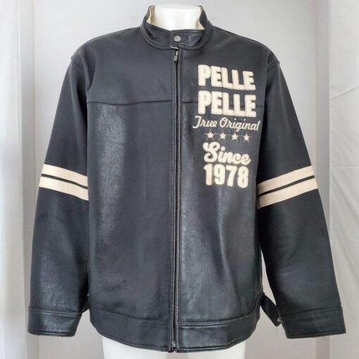 Pelle Pelle Vintage Marc Buchanan Black Leather Jacket