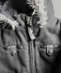 Pelle Pelle Wool Hooded Jacket.