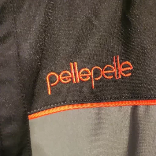 Pelle Track Zip Up Black And Grey Jacket