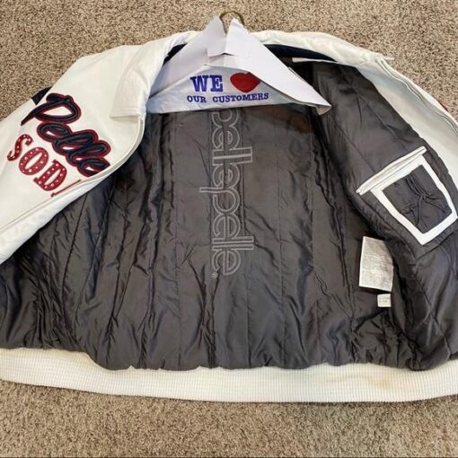 Rare Vintage Pelle Pelle Soda Club White Jacket