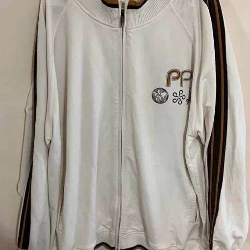 Vintage Pelle Pelle Full Zip Heavy Track Jacket.