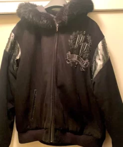 Women’s Pelle Pelle Black Wool With Hood Jacket