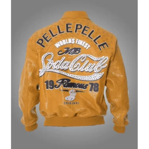 Pelle Pelle Soda Club Mustard Jacket | Pelle Pelle