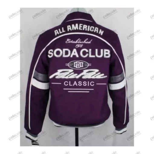 MB Pelle Pelle Purple All American Jacket