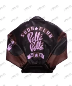 Brown Pelle Pelle Soda Club Leather Jacket