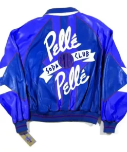 Pelle Pelle Leather Soda Club Blue Jacket