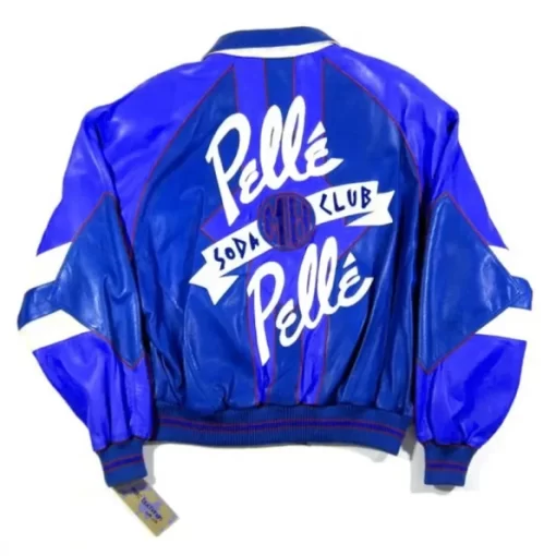 Pelle Pelle Leather Soda Club Blue Jacket