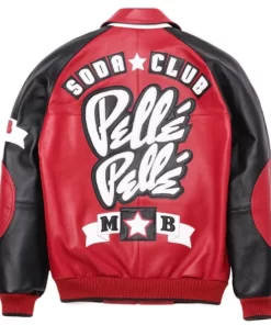 Pelle Pelle Soda Club Plush Red Jacket | New Arrival