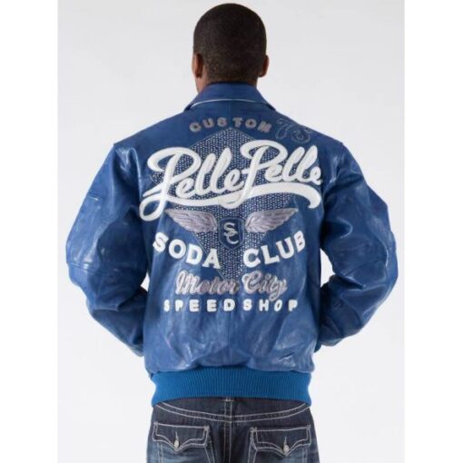 Pelle Pelle Soda Club Blue Jacket | Pelle Pelle