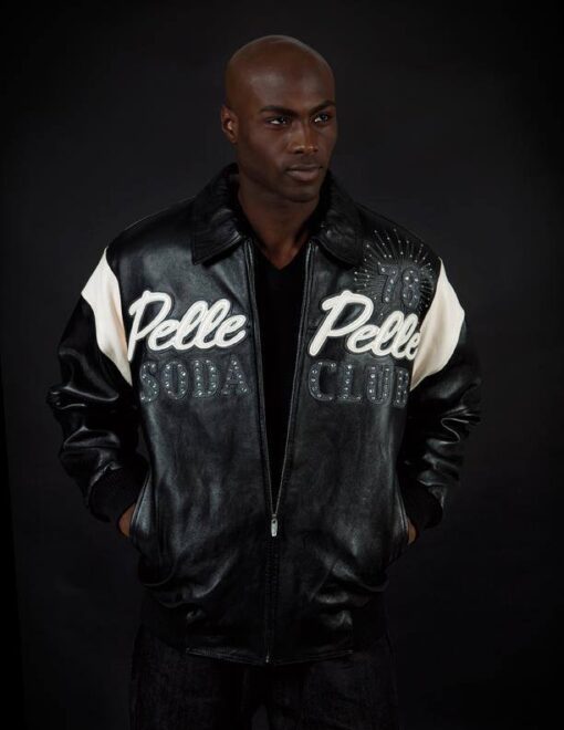 Bold Pelle Pelle Black Leather Jacket