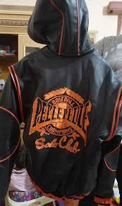 Pelle Pelle Soda Club Orange Stripes Jacket | Baseball Champion