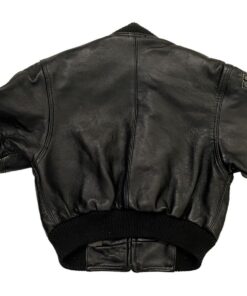 Authentic Pelle Pelle Leather Varsity Jacket.