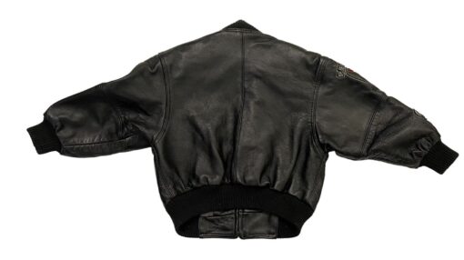 Authentic Pelle Pelle Leather Varsity Jacket.