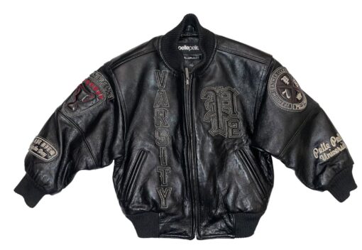 Authentic Pelle Pelle Leather Varsity Jacket