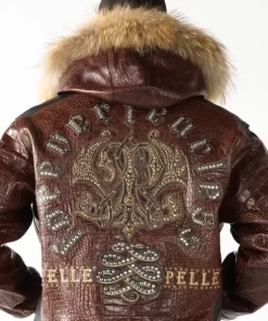 Exclusive Pelle Pelle Men Fearless Brown Jacket