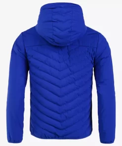 Men's Pelle Pelle Blue Hooded Puffer Jacket.