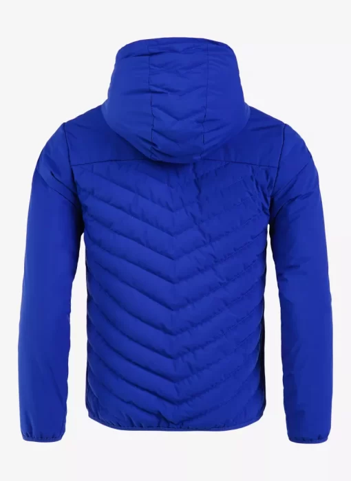 Men's Pelle Pelle Blue Hooded Puffer Jacket.