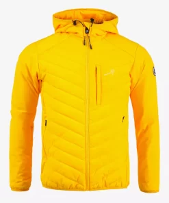 Men's Pelle Pelle Yellow Hooded Puffer Jacket