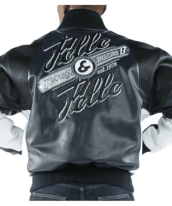 Pelle Pelle 1978 Navy Blue Leather Jacket.