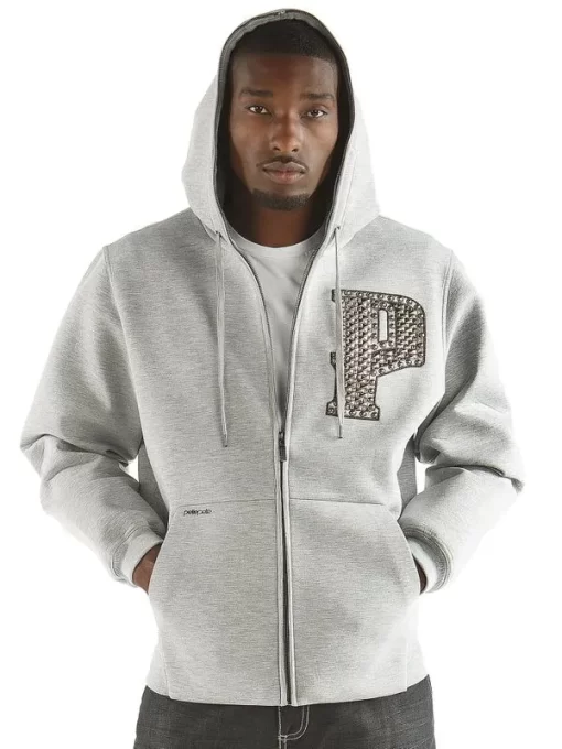 Pelle Pelle American Light Gray Hoodie