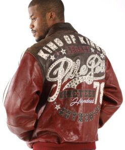 Pelle Pelle Brown Maroon Legacy Leather Jacket.