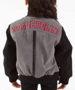 Pelle Pelle Girls Grey and Black Jacket