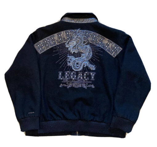 Pelle Pelle Legacy Mb Limited Edition Embroidered Dragon Wool Jacket