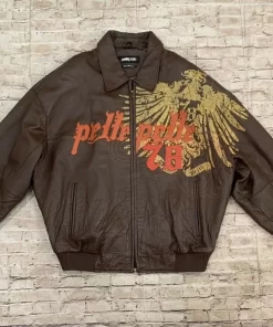 Pelle Pelle Marc Buchanan 1978 Brown Leather Jacket