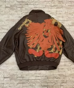 Pelle Pelle Marc Buchanan 1978 Brown Leather Jacket.